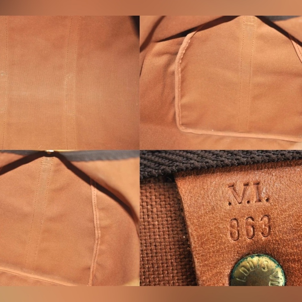 Authentic Louis Vuitton Monogram Keepall Bandouliere 60 Boston Bag - Picture 13 of 14